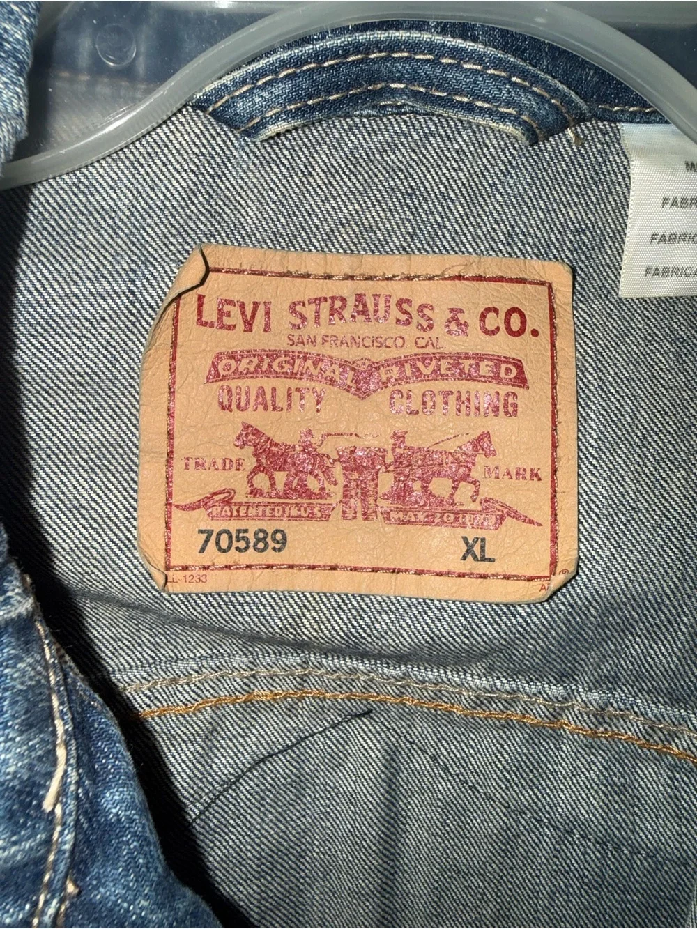 Levi's Men's Faded Blue Denim Jacket